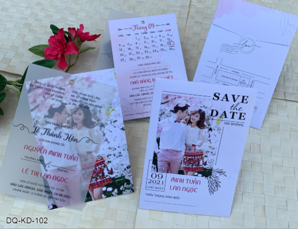 Thiệp cưới DQKD102
