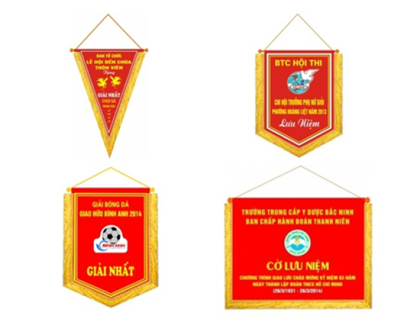 In cờ lưu niệm