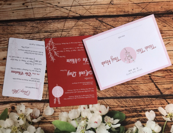Thiệp cưới đẹp mẫu 08