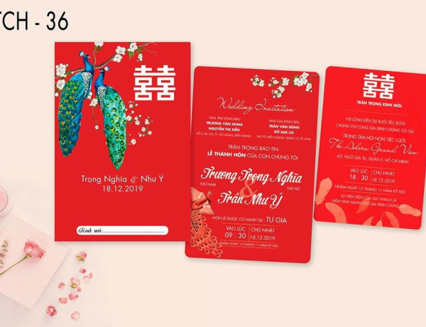 Thiệp cưới TCH - 36
