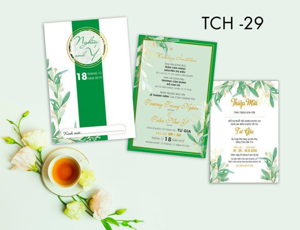 Thiệp cưới TCH - 29